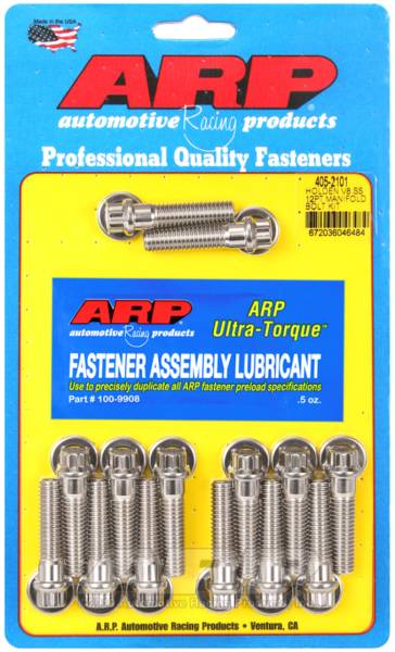 ARP - ARP Holden V8 SS 12pt Manifold Bolt Kit - 405-2101