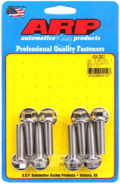 ARP - ARP GM LS Hex Bellhousing Bolt Kit - 434-0901