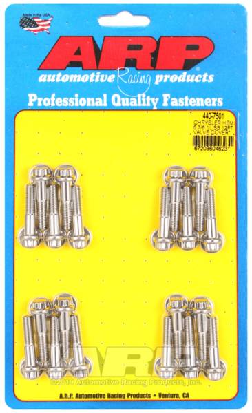 ARP - ARP Chrysler Hemi 5.7/6.1L SS 12pt Valve Cover Bolt Kit - 440-7501