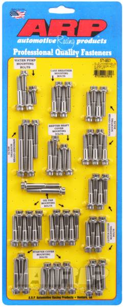 ARP - ARP Suzuki/Hayabusa GSX1300R SS 12pt Accessory Bolt Kit - 571-9501