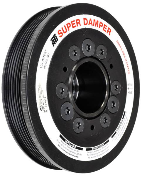 ATI - ATI Damper - 6.78in - AL - 6 Grv - 10 Per UD - LS1/2/3/6/L76 - 97-13 28T 8mm HTD Drive Rear - 3 Rng - ATI917289