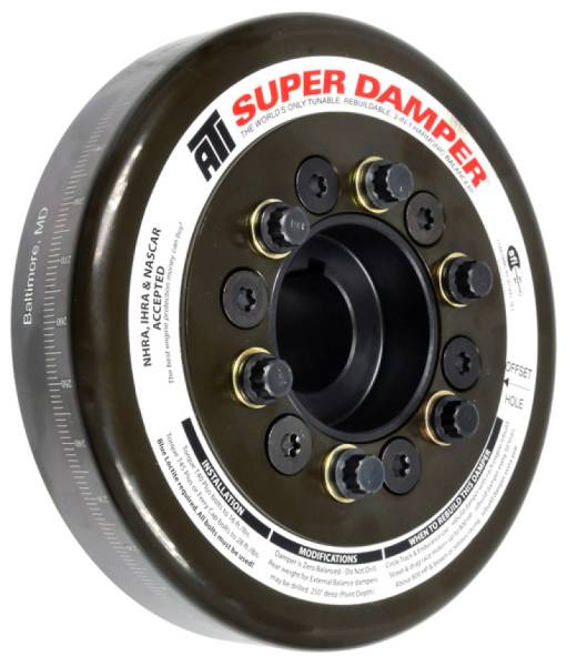 ATI - ATI Damper - 7.074in - Steel - Oliver Tractor - 6 Cyl - Chevy Front - 3 Ring - Diesel - ATI917368