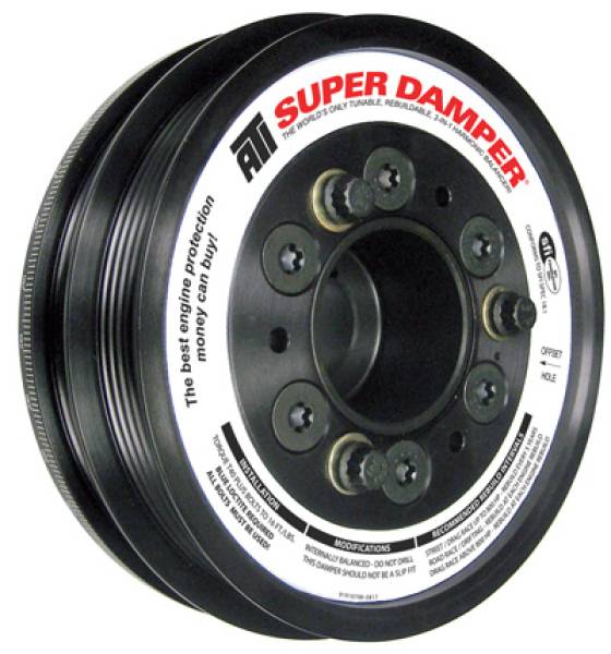 ATI - ATI Damper - 6.10in - Alum - 4 & 5 Grv - Acura Nsx 3.0L - 600 HP or Less - 1Pc - ATI917757