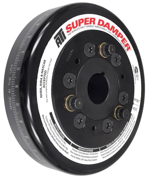 ATI - ATI Damper - 7.074in - Steel - Chevy SB / 90 Deg V6 - Pont 4 Cyl - 3 Ring - 1Pc - ATI917780