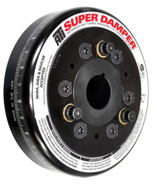 ATI - ATI Damper - 6.325in - Steel - Chevy SB / 90 Deg V6 - 409 - Pont 4Cyl - 3 Ring - 1Pc - ATI917781