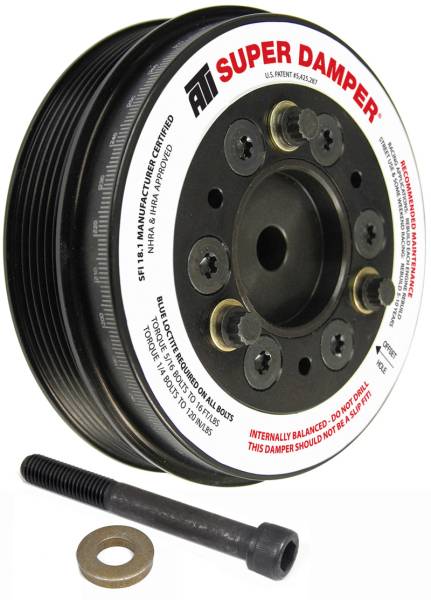 ATI - ATI Damper - 5.74in - Alum - 6 Grv - Mini Cooper S - 1.6L - 2 Percent OD - 1Pc - ATI917993