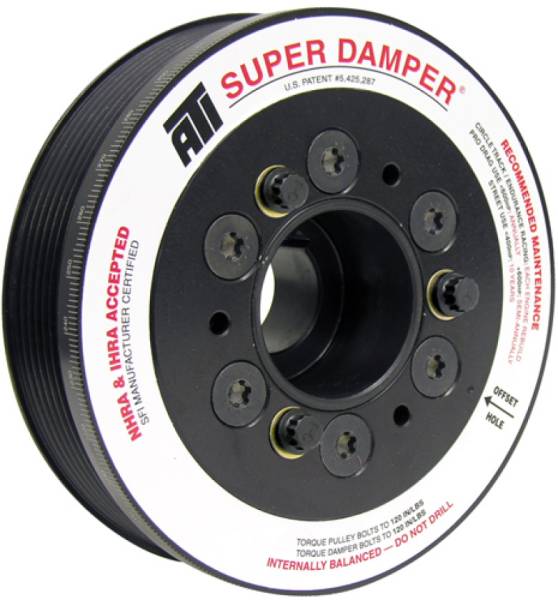ATI - ATI Damper - 5.67in - Alum - 6 Grv - Mitsubishi Evo 10 - 3 Percent UD - 08+ - 1Pc - ATI918253