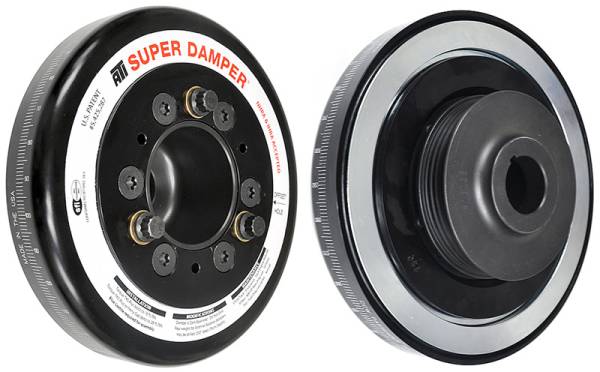 ATI - ATI Damper - 6.325in - Alum - 4Grv - Honda B - Race Damper - Steel Hub - 2 Ring - ATI918474
