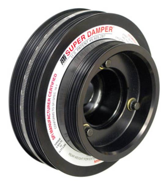 ATI - ATI Damper - 5.67in - Alum - 7 Grv - Nissan VQ35HR VQ37VHR 350Z 370Z V6 - 4 Percent UD - 1Pc - ATI918584
