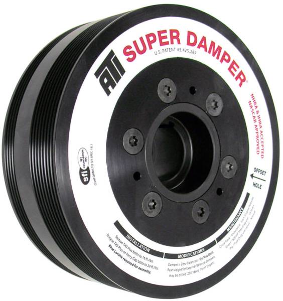 ATI - ATI Damper - 7.65in - Alum - 8 & 4 Grv - LS7 - Y Body Corvette - Gen 5 Z28 - LS3 - OEM Size - 2 Ring - ATI918620