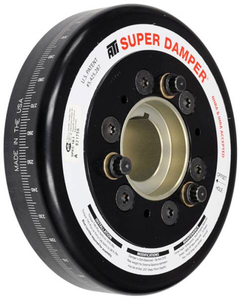 ATI - ATI Damper - 6.325in - Alum - Chevy BB - 3 Ring - Alum Hub - ATI918720