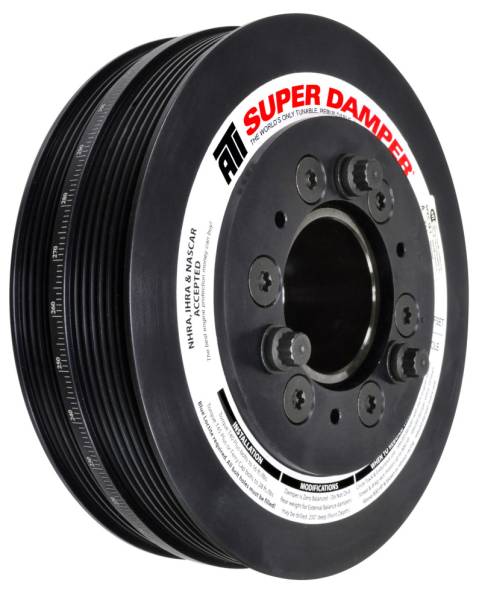 ATI - ATI Damper - 7.48in - Alum - 6/4 Grv - 2016+ Chevy Camaro LT1/LT4 Wet Sump - (Excl SC Pulley) - ATI918856