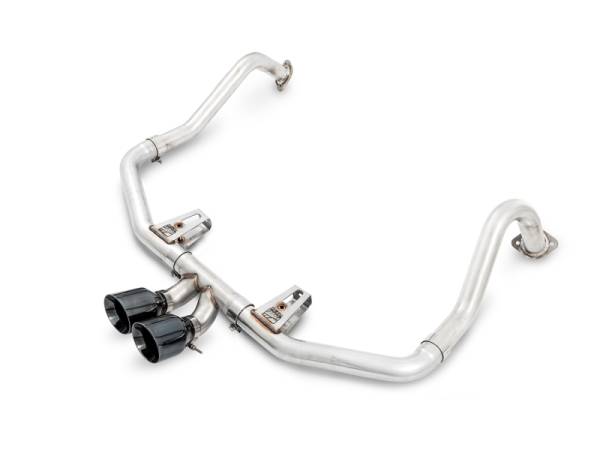 AWE Tuning - AWE Tuning Porsche 718 Boxster / Cayman Track Edition Exhaust - Diamond Black Tips - 3010-33048