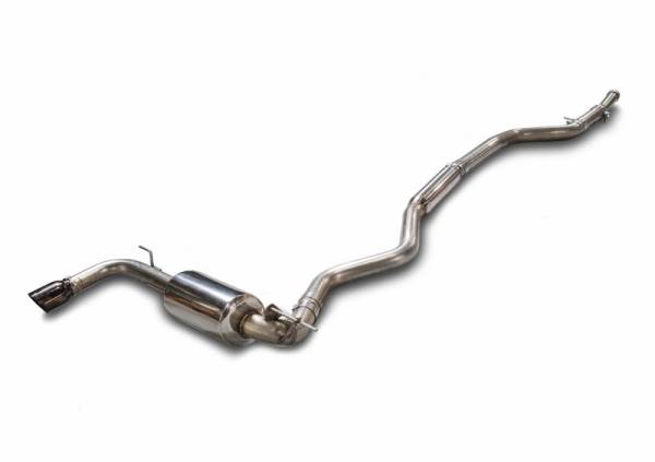 AWE Tuning - AWE Tuning 13-18 BMW 320i (F30) Touring Edition Exhaust w/ Performance Mid Pipe - Diamond Blk Tips - 3015-23038
