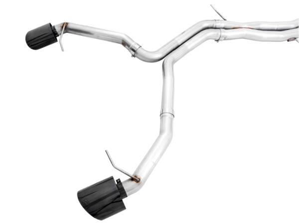 AWE Tuning - AWE Tuning Audi B9 RS5 Coupe 2.9L Track Edition Exhaust - Diamond Black RS-Style Tips - 3015-33110
