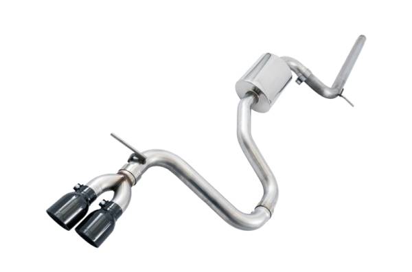 AWE Tuning - AWE Tuning VW MK7 Golf 1.8T Track Edition Exhaust w/Diamond Black Tips (90mm) - 3020-23022
