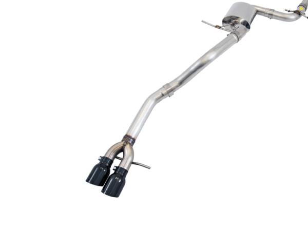AWE Tuning - AWE Tuning 09-14 Volkswagen Jetta Mk6 1.4T Track Edition Exhaust - Diamond Black Tips - 3020-23034