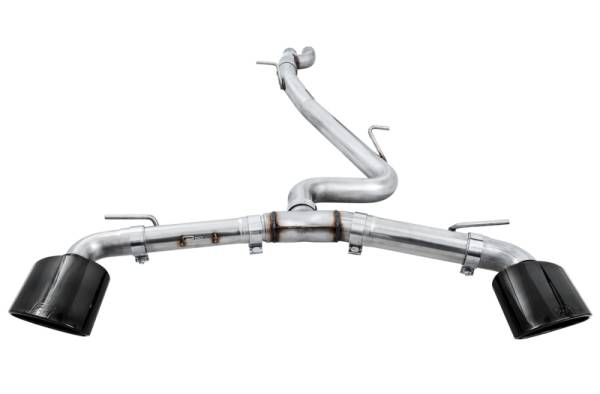 AWE Tuning - AWE Tuning 18-19 Audi TT RS 8S/RK3 2.5L Turbo Track Edition Exhaust - Diamond Black RS-Style Tips - 3020-33062