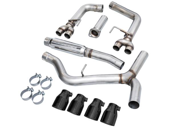 AWE Tuning - AWE Tuning 2022+ VB Subaru WRX Track Edition Exhaust - Diamond Black Tips - 3020-43979