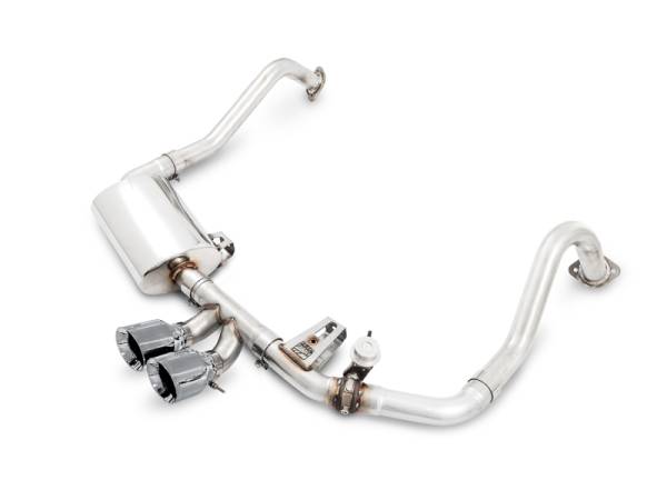 AWE Tuning - AWE Tuning Porsche 718 Boxster / Cayman SwitchPath Exhaust (PSE Only) - Chrome Silver Tips - 3025-32020
