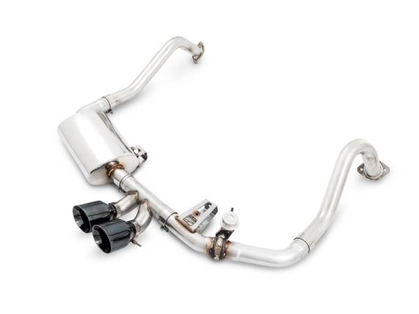 AWE Tuning - AWE Tuning Porsche 718 Boxster / Cayman SwitchPath Exhaust (PSE Only) - Diamond Black Tips - 3025-33020