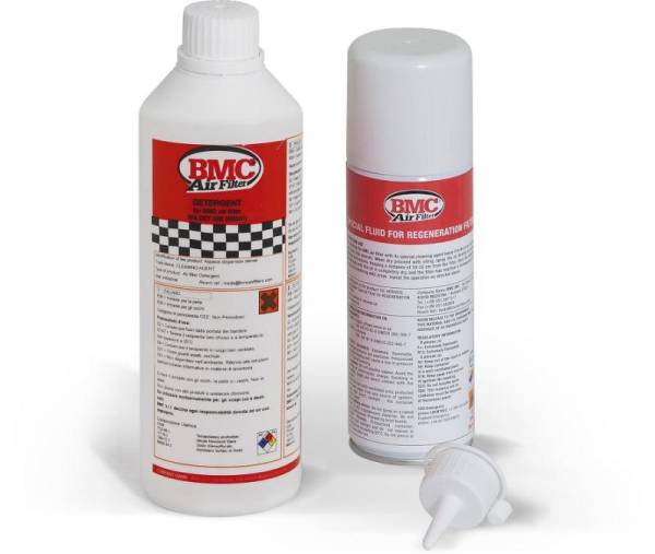 BMC - BMC Complete Filter Washing Kit - 500ml Detergent & 200ml Oil Spray (Aerosol) - WA200-500