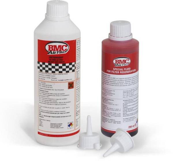 BMC - BMC Complete Filter Washing Kit - 500ml Detergent & 250ml Oil Bottle (Aerosol) - WA250-500
