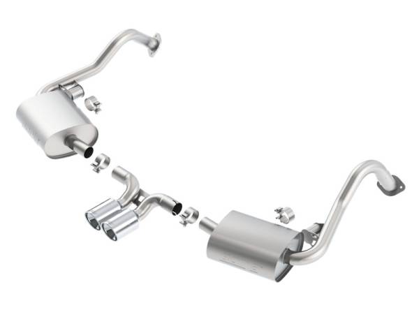 Borla - Borla 14-15 Porsche Cayman/Boxster (981) RWD 2Dr Dual Center Rear Exit Catback 4in Tip Exhaust Sys - 140534