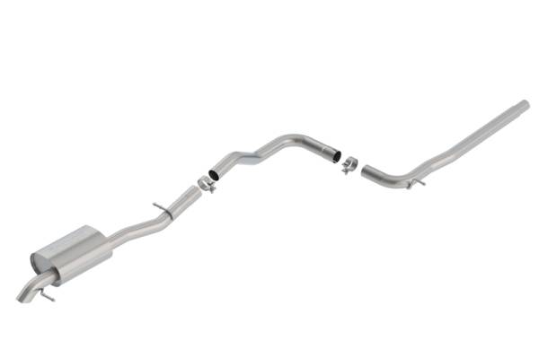 Borla - Borla 2019 Volkswagen Jetta 1.4L 2.5in Pipe Dia 2.5in Tip Turn Down Pipe S Type Catback Exhaust - 140763