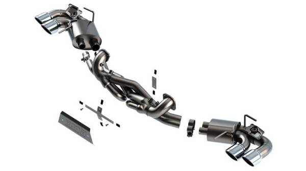 Borla - Borla 20-23 Chevrolet Corvette Stingray ATAK Cat-Back Exhaust System (Euro Spec) - 140908
