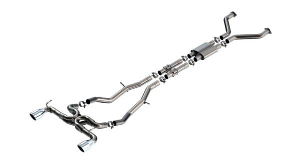 Borla - Borla 23-24 Nissan Z 2.5in ATAK Cat Back Exhaust 4.5in Tip - Stainless Steel - 140930