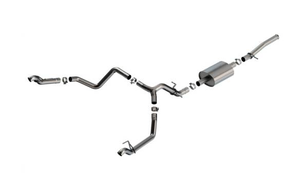 Borla - Borla 2023 GMC Sierra 1500(Non-USDM) 5.3L V8 AT 2/4WD 2DR REG CAB WB126 3in S-Type Catback Exhaust - 140932