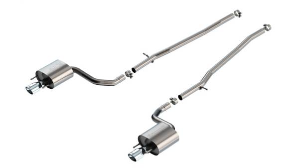 Borla - Borla 16-17 Lexus IS200T / 18-24 Lexus IS300 2.25in S Type Cat Back 4.25in Tip - Stainless Steel Tip - 140956