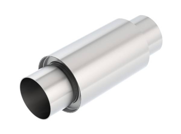 Borla - Borla 3 -1/2in In/Out x 5in Round x 8in Long XR-1 Sportsman Shorty Racing Muffler - 40004S