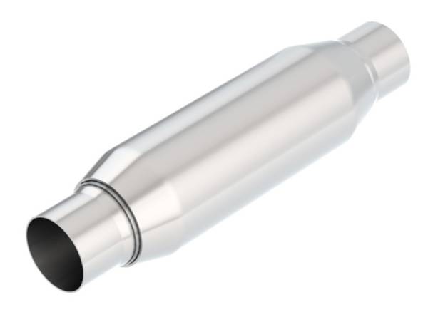 Borla - Borla CrateMuffler Resonator Option 2.25in Center/Center 3.5in Round x 10in - 400937