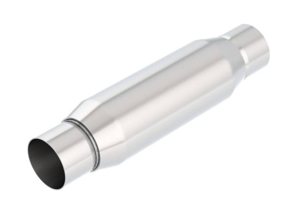 Borla - Borla CrateMuffler Resonator Option 2.5in Center/Center 3.5in Round x 10in - 400938