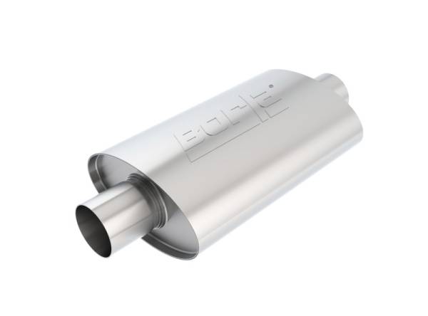 Borla - Borla XR-1 Racing Sportsman 2 1/2 inch Outlet / 2 1/2 inch Inlet 12in Case Oval Muffler - 40941