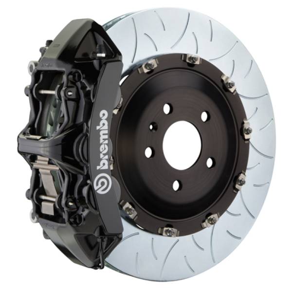 Brembo - Brembo 15-23 Mustang GT (S550) Front GT BBK 6 Piston Cast 405x34 2pc Rotor Slotted Type-3-Black - 1T3.9504A1