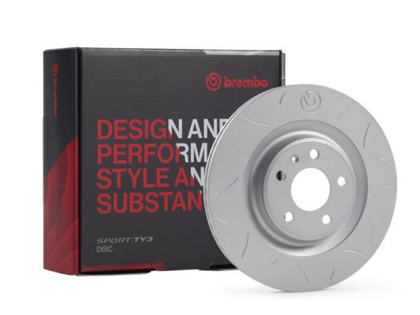 Brembo - Brembo 00-08 Subaru WRX STI/99-09 WRX STI 2.0L AWD Rear TY3 Sport Disc Rotor - 316X20 - 59.E114.24