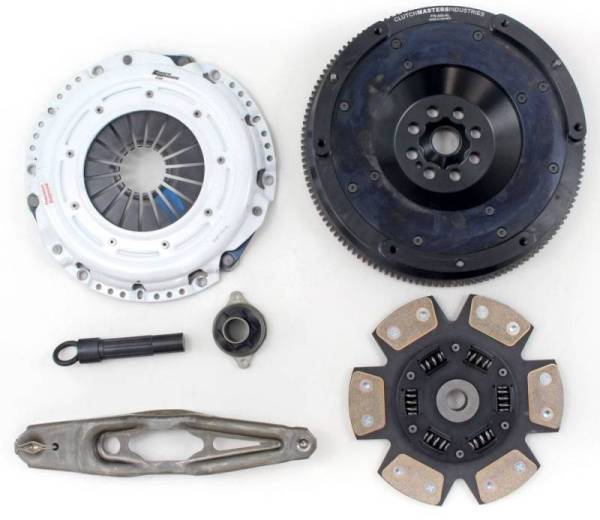 Clutch Masters - Clutch Masters 14-19 Mini Cooper 1.5L Turbo FX400 6-Puck Clutch Kit w/ Aluminum Flywheel - 03465-HDC6-AK