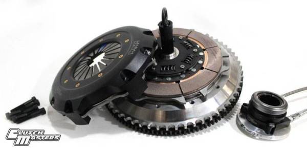 Clutch Masters - Clutch Masters 09-12 Hyundai Genesis Coupe 2.0T FX850 Twin Disc 8.5in Street Kit w/ Steel FW & Slave - 05095-TD8S-SH