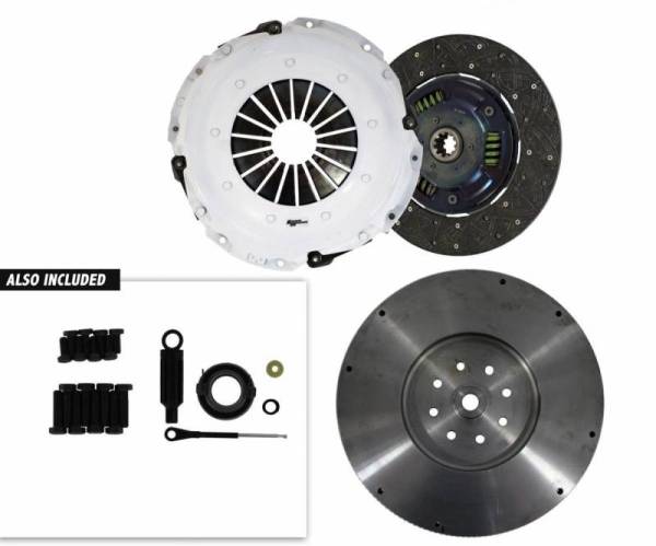 Clutch Masters - Clutch Masters 01-05 Dodge Ram 2500/3500 5.9L w/NV5600 Trans FXT100 Sprung Organic Clutch Kit w/FW - 05CM2-HD00-SK