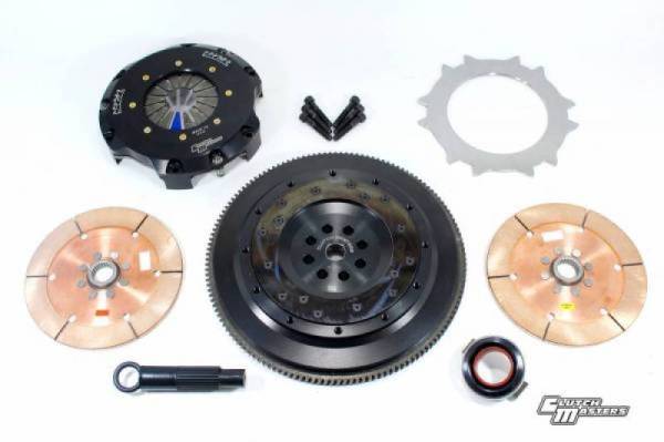 Clutch Masters - Clutch Masters 17-18 Honda Civic 1.5L Turbo (EX/Si) Race Twin-Disc Clutch Kit w/Alum Flywheel - 08150-TD7R-A