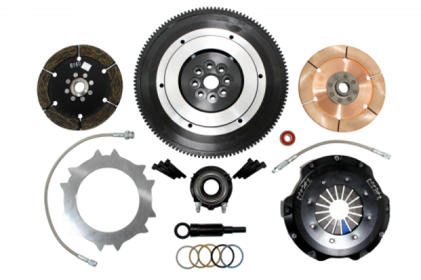 Clutch Masters - Clutch Masters 07-09 Subaru Legacy GT Spec B Push Style Street/Race Twin-Disc 7.25in Clutch Kit - 15017-TD7S-SHV
