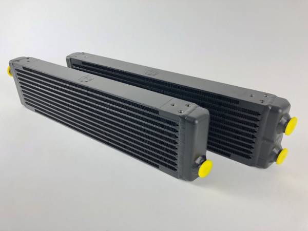 CSF - CSF Universal Signal-Pass Oil Cooler (RSR Style) - M22 x 1.5 - 24in L x 5.75in H x 2.16in W - 8111