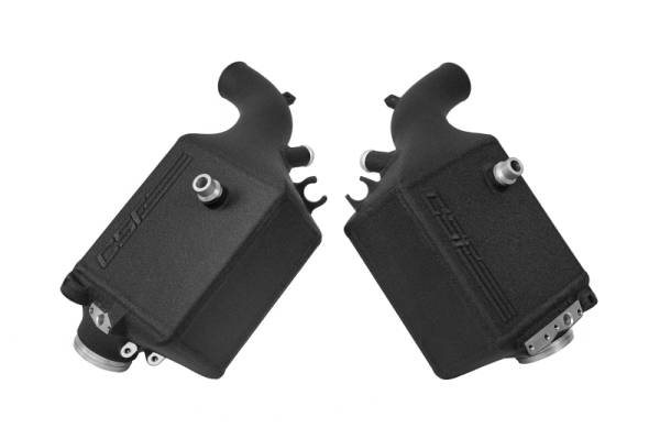 CSF - CSF 16-21 BMW M5 (F90) / 17-21 BMW M8 (F91/F92/F93) Twin Charge-Air-Cooler Set - Crinkle Black - 8178