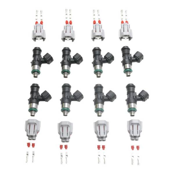 DeatschWerks - Deatschwerks Set of 8 2200cc/min For The Fitech Go EFI 8/Holley Super Sniper 1250/ Sniper Xflow 1375 - 16S-19-2200-8