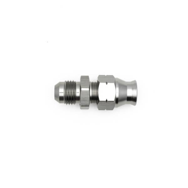 DeatschWerks - DeatschWerks 6AN Male Flare to 5/16in Hardline Compression Adapter (Incl. 1 Olive Insert) - 6-02-0108