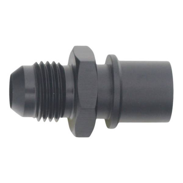 DeatschWerks - DeatschWerks 6AN Male Flare to Toyota Module Quick Connect - Anodized Matte Black - 6-02-0127-B