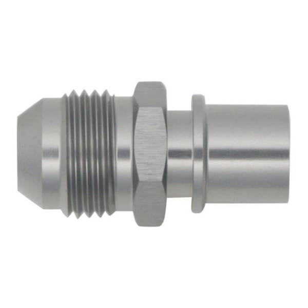 DeatschWerks - DeatschWerks 8AN Male Flare to Toyota Module Quick Connect - Anodized DW Titanium - 6-02-0128